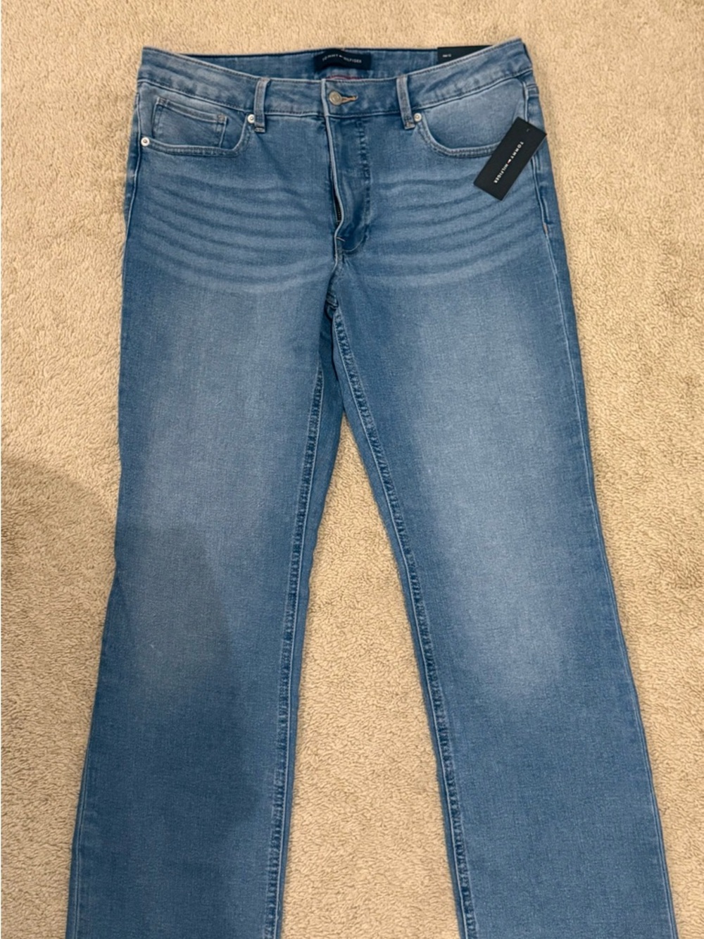 Tommy Hilfiger Women’s Straight Leg Jeans in Medium Blue Wash